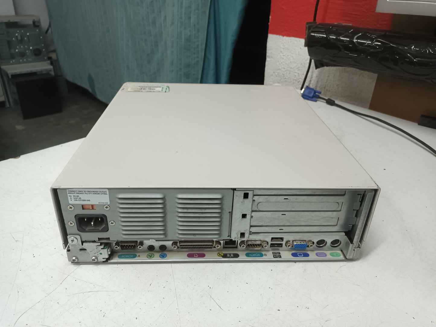 n-18, hp compaq, Pentium III 800MHz, y Windows xp