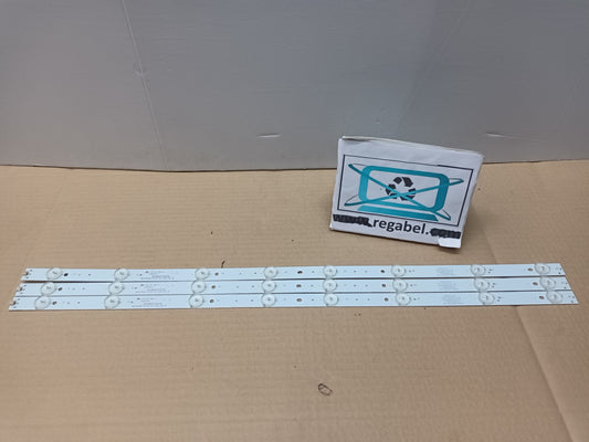 Kit 3 tiras LED DE TV TCL 32B3803, (ref-383)