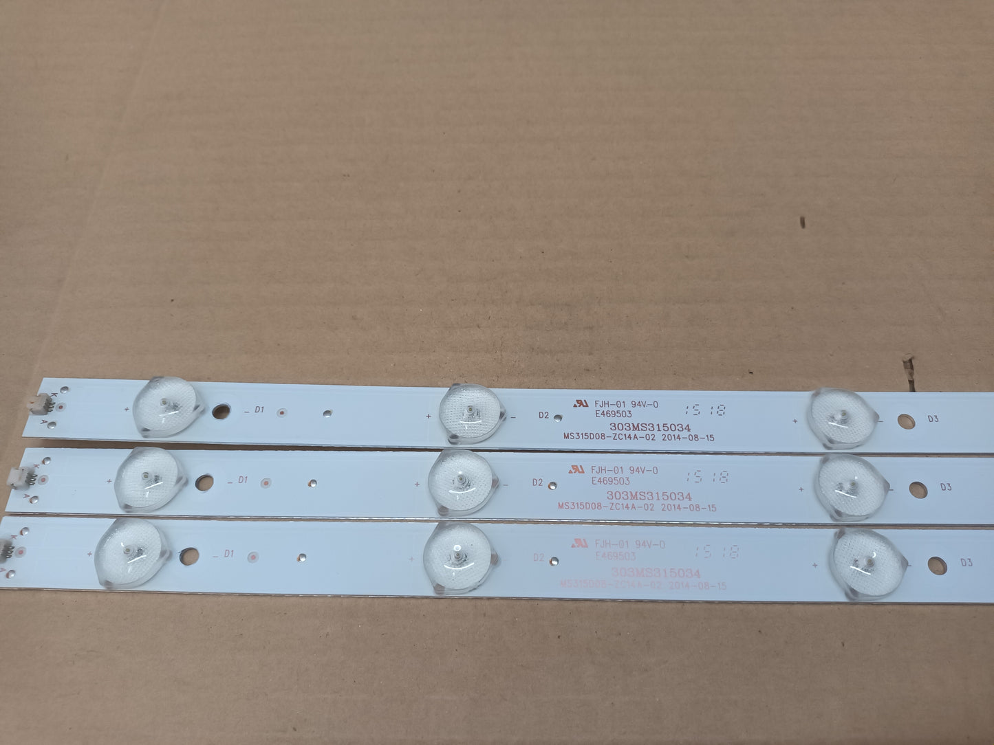 Kit 3 tiras LED DE TV TCL 32B3803, (ref-383)