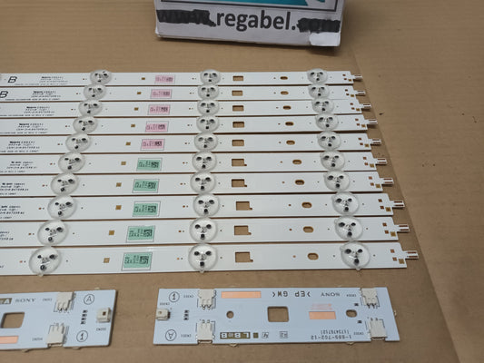 Kit 10 tiras LED de SONY KDL-40W605B,