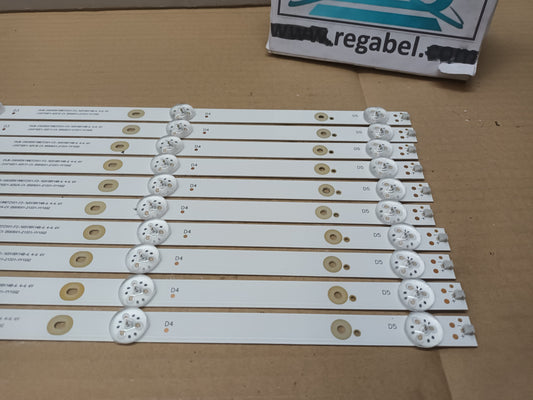 Kit 10 Tiras LED TD SYSTEMS K58DLX11US