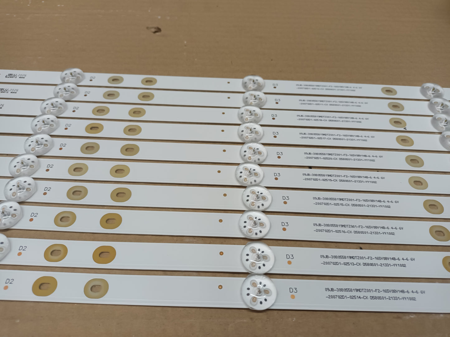 Kit 10 Tiras LED TD SYSTEMS K58DLX11US