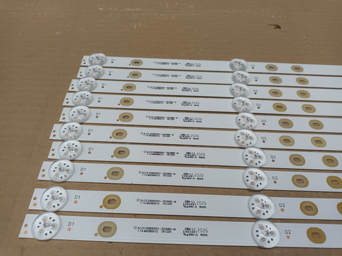 Kit 10 Tiras LED TD SYSTEMS K58DLX11US