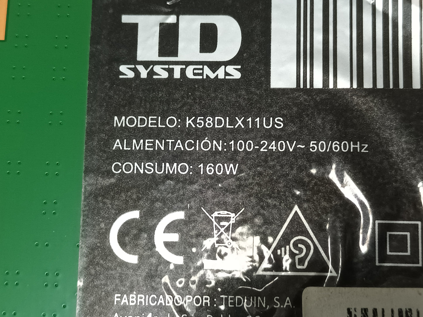 Kit 10 tiras LED de TD SYSTEMS K58DLX11US