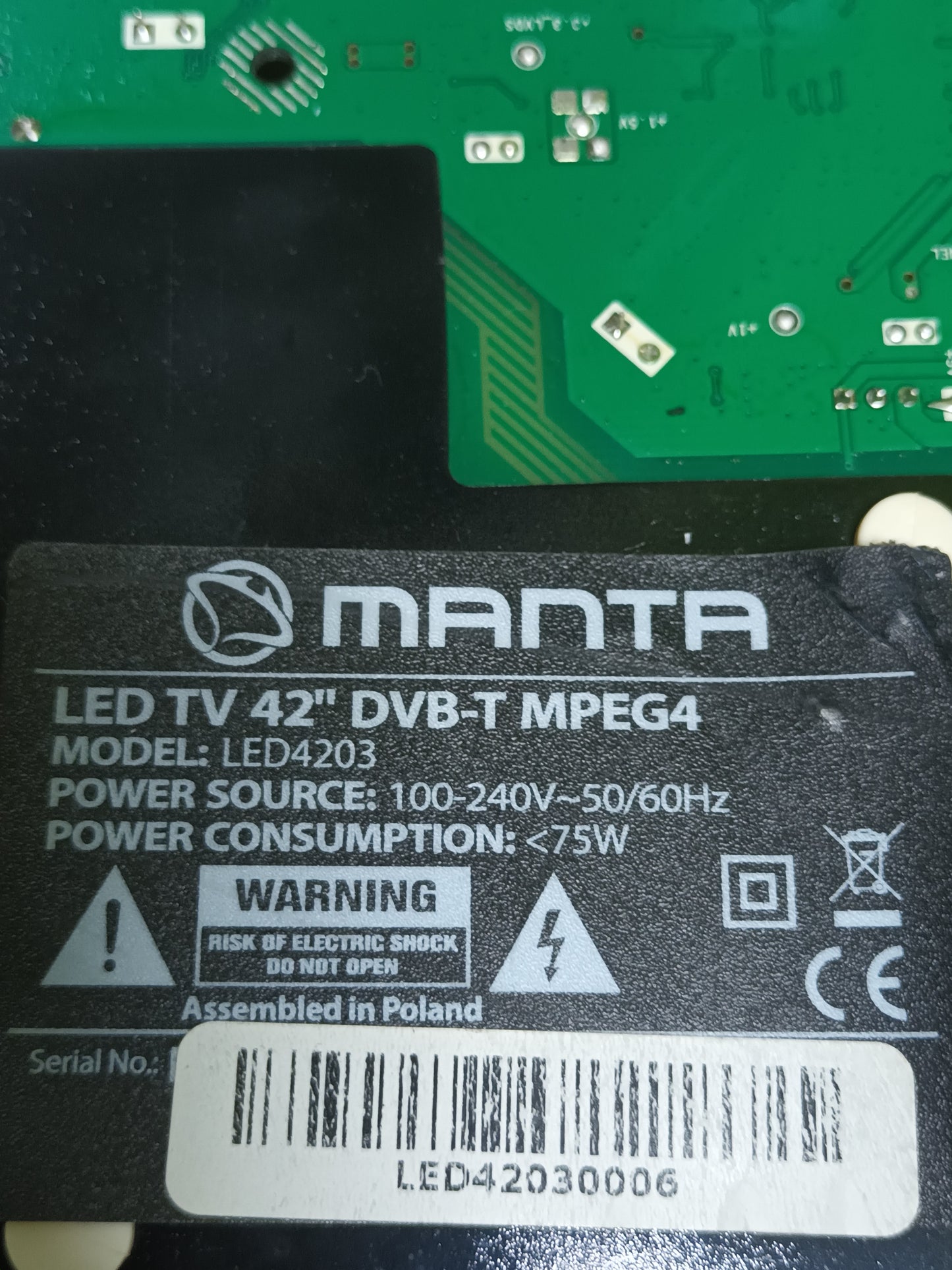 6870C-0469A, DE TV MANTA LED4203, (ref-122)
