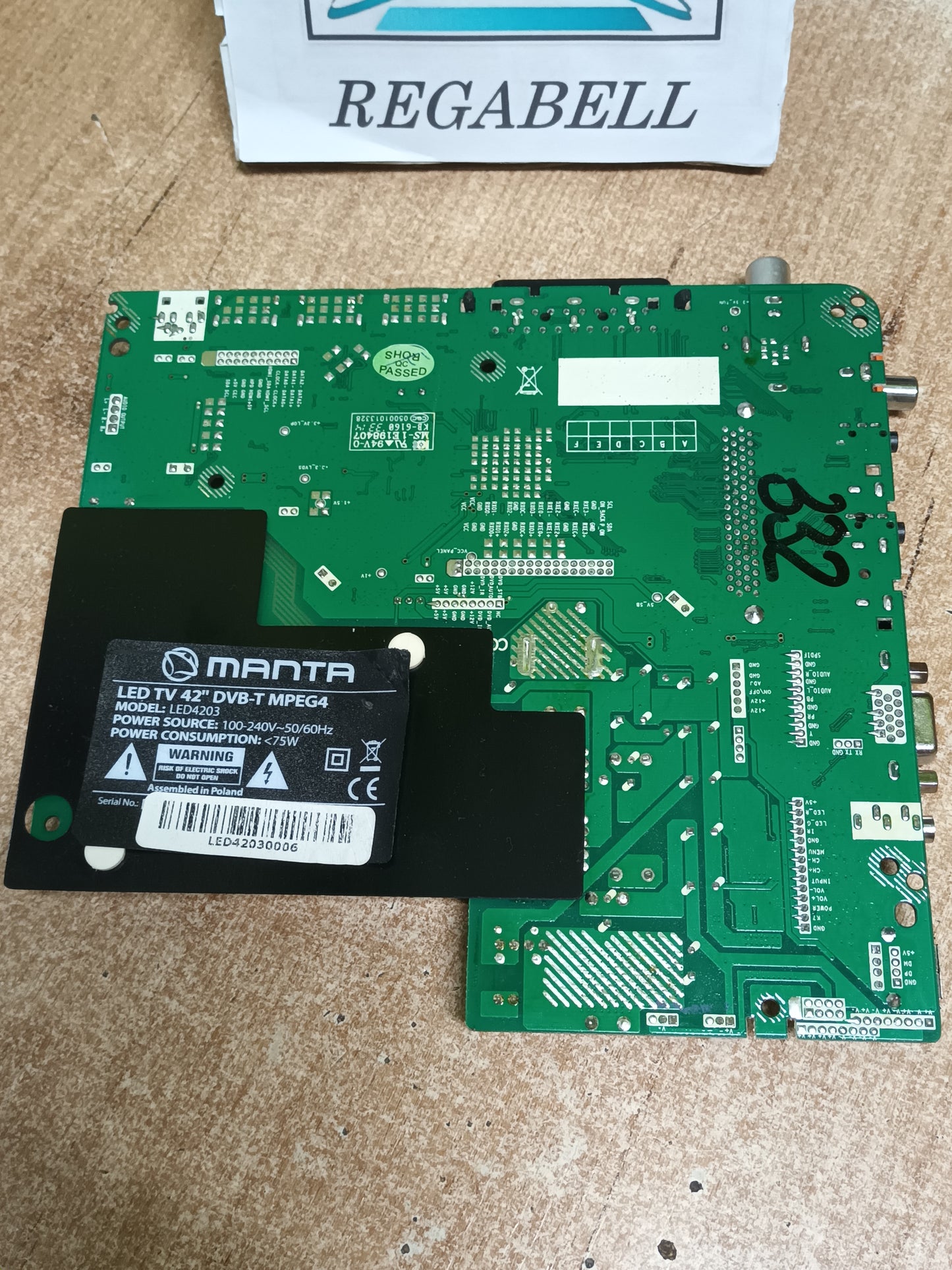 CV9202H-A39, DE TV MANTA LED4203,(ref-332)