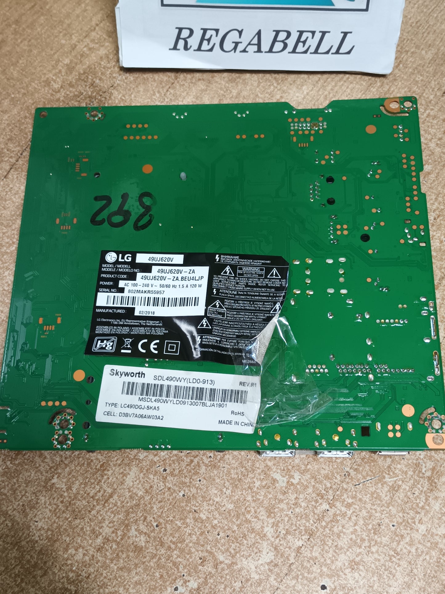 EAX67133404(1.0) DE TV LG49UJ620V (ref.392)
