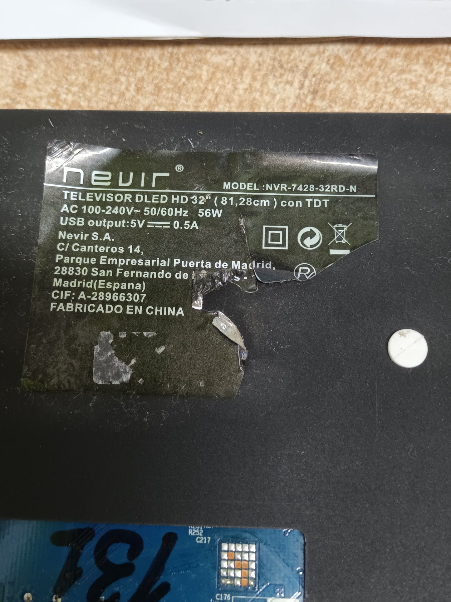 CV9203H-Q42, DE TV NEVIR NVR-7428-32RD-N, (ref-131