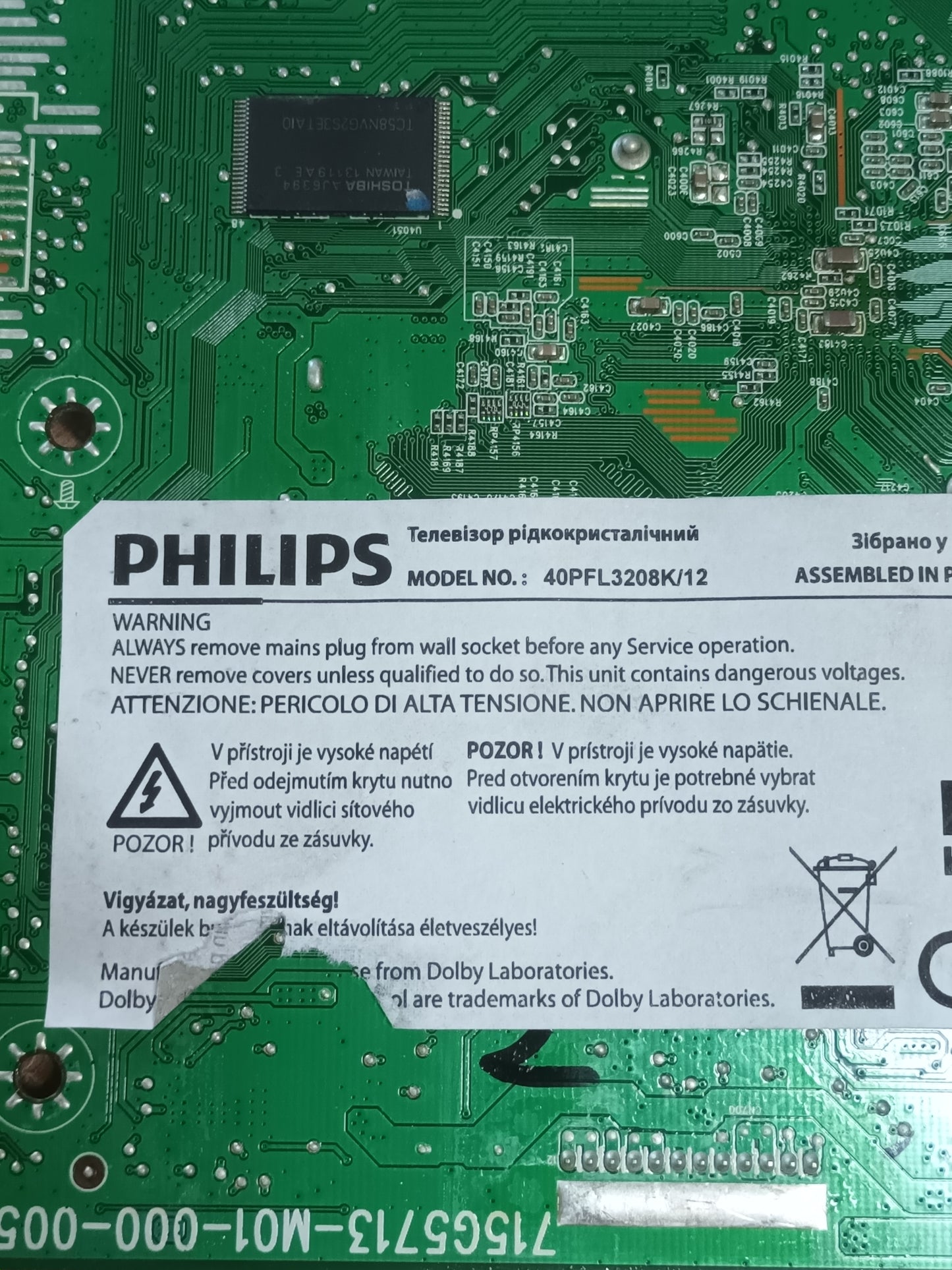 715G5246-P04-000-002S, DE TV PHILIPS 40PFL3208K/12