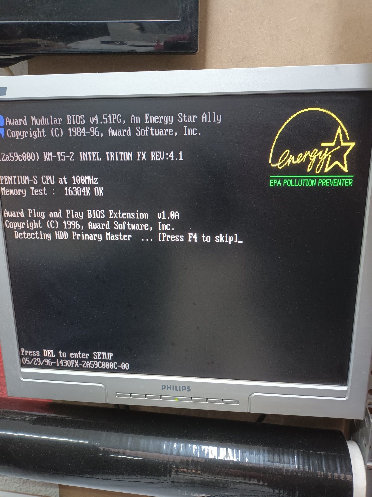 n-21, PC PENTIUM S, 100MHZ