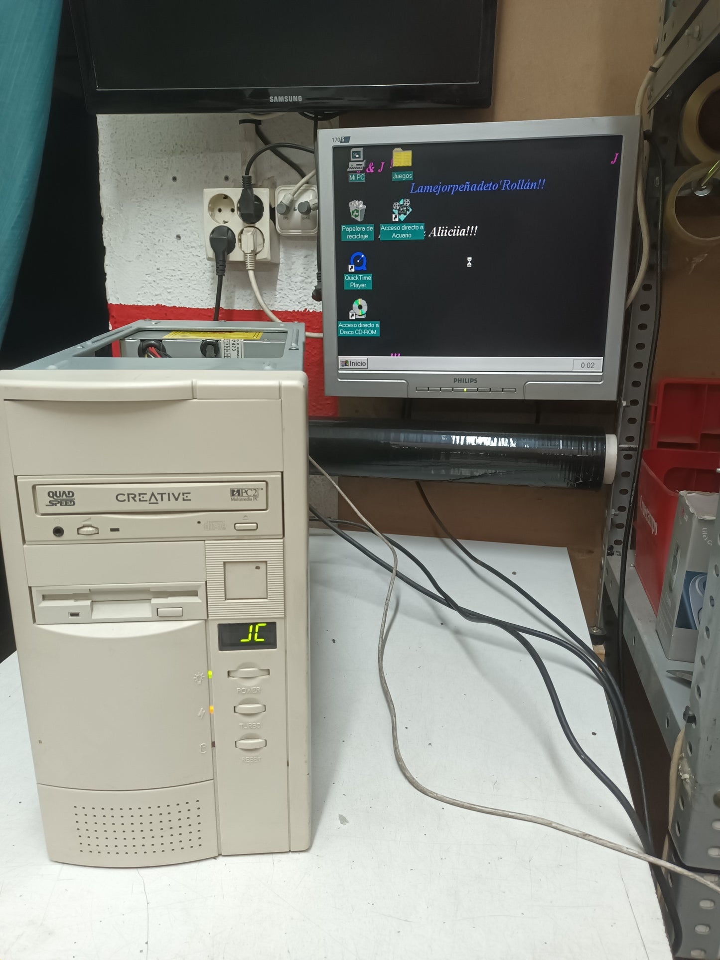 n-21, PC PENTIUM S, 100MHZ