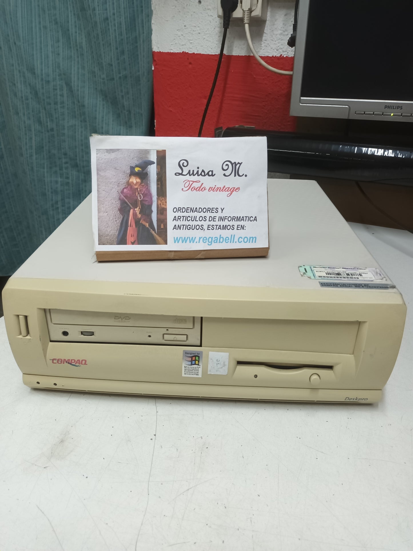 n-35 PC Retro Compaq Deskpro Pentium III 866MHz