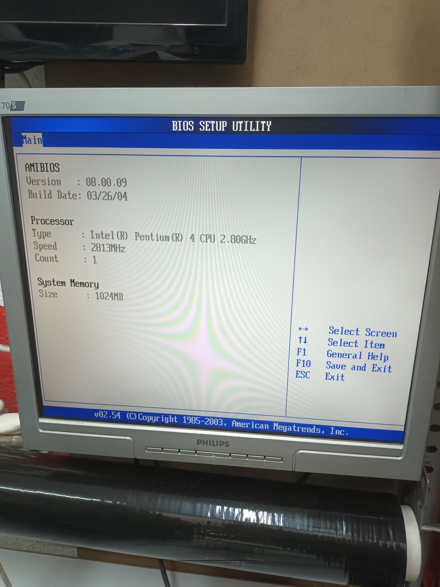 n-42, PC Retro HP Pentium 4, 2.86 GHz