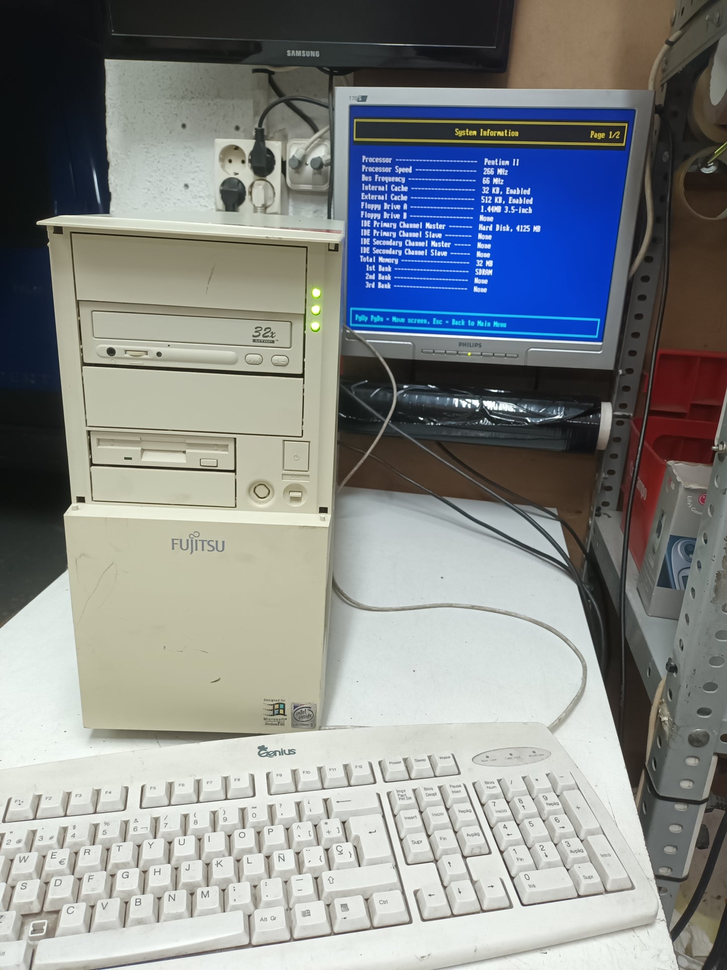 n-50, Pc retro, PENTIUM II, 266mHZ