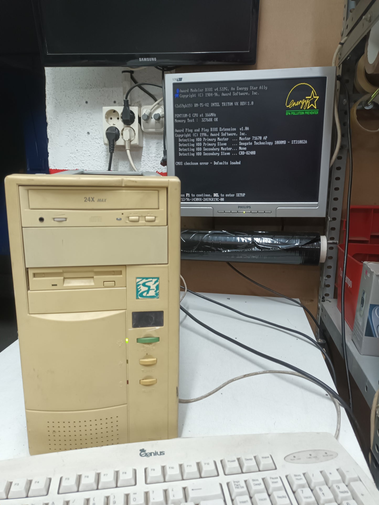 n-51, Pc retro, PENTIUM S, 166mHZ