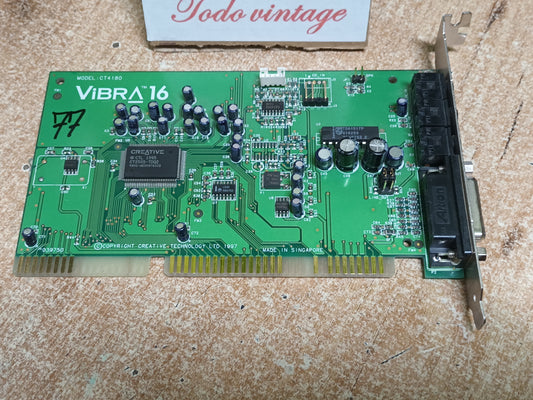 Blaster Vibra 16 CT4180 ISA Tarjeta de sonido,