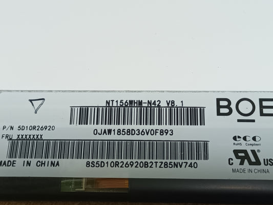 NT156WHM-42 V8.1, pantalla de portatil, (ref-66)