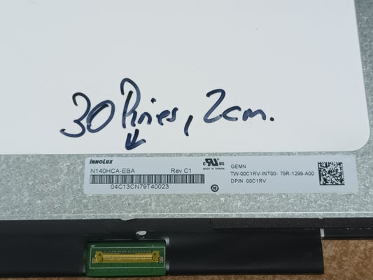 N140HCA-EBA, pantalla de portatil, (ref-70)