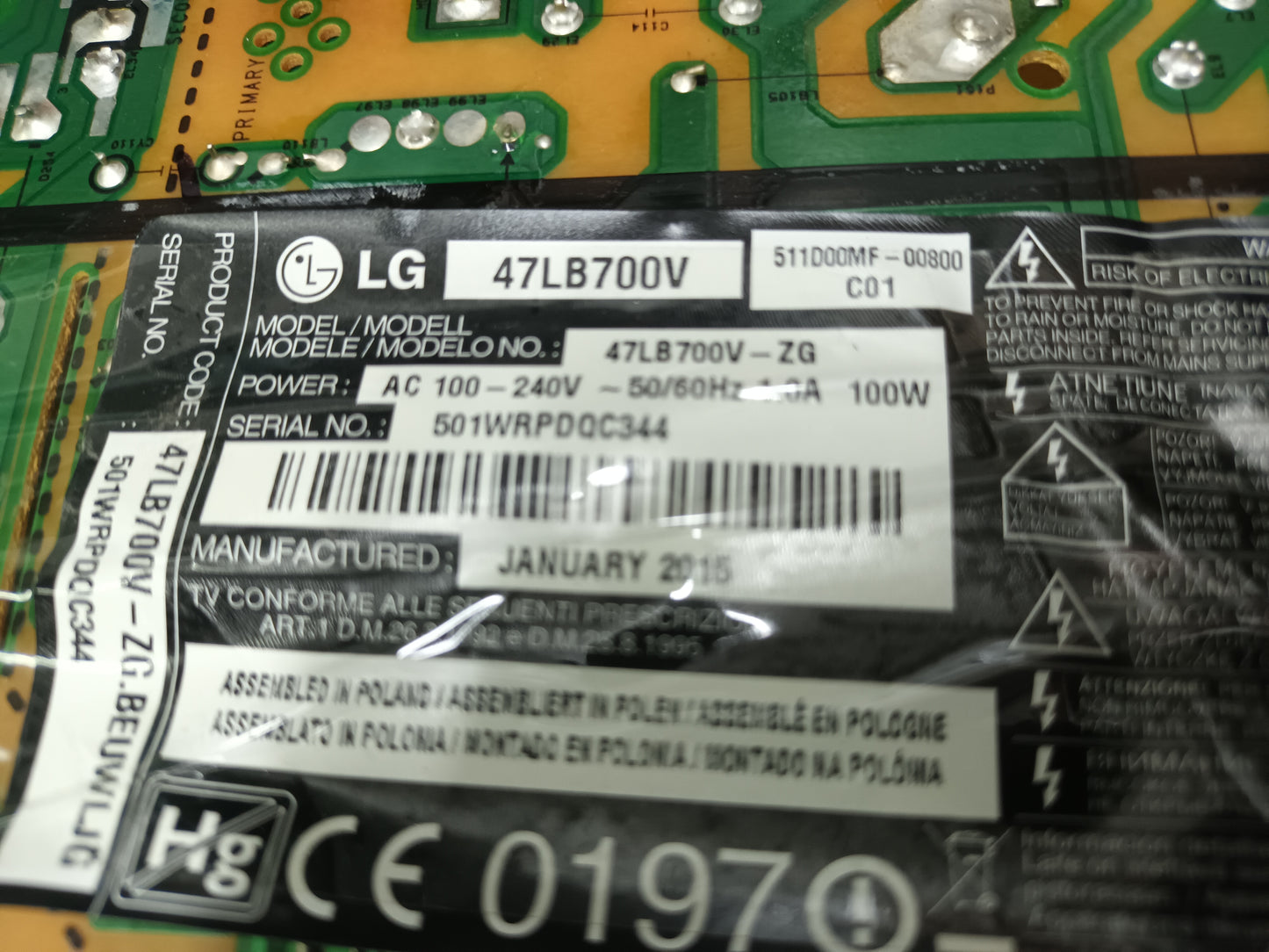 soporte, peana de LG47LB700V