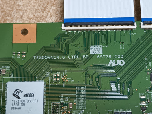 T650QVN04.0 CTRL BD - 65T39-C00, de SONY KD-65X8508C