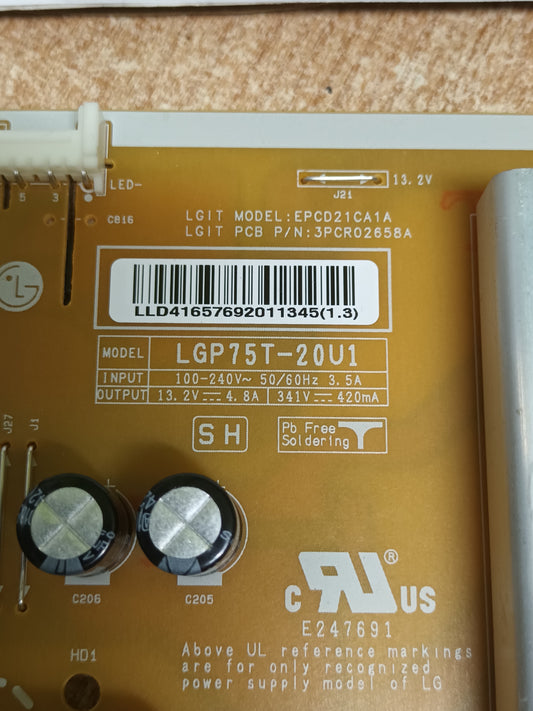 EAX69063801(1.6), de LG75UN71006LC