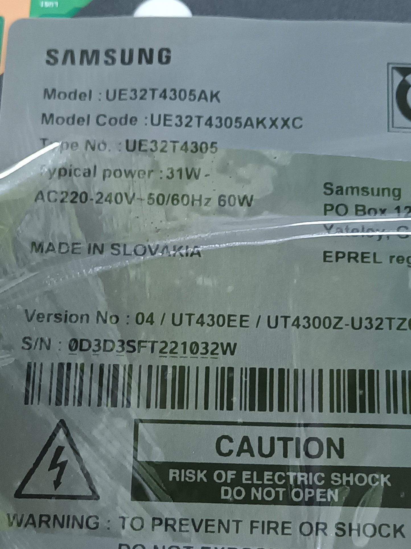 BN96-52526F, de Samsung UE32T4305AK, (ref-82)