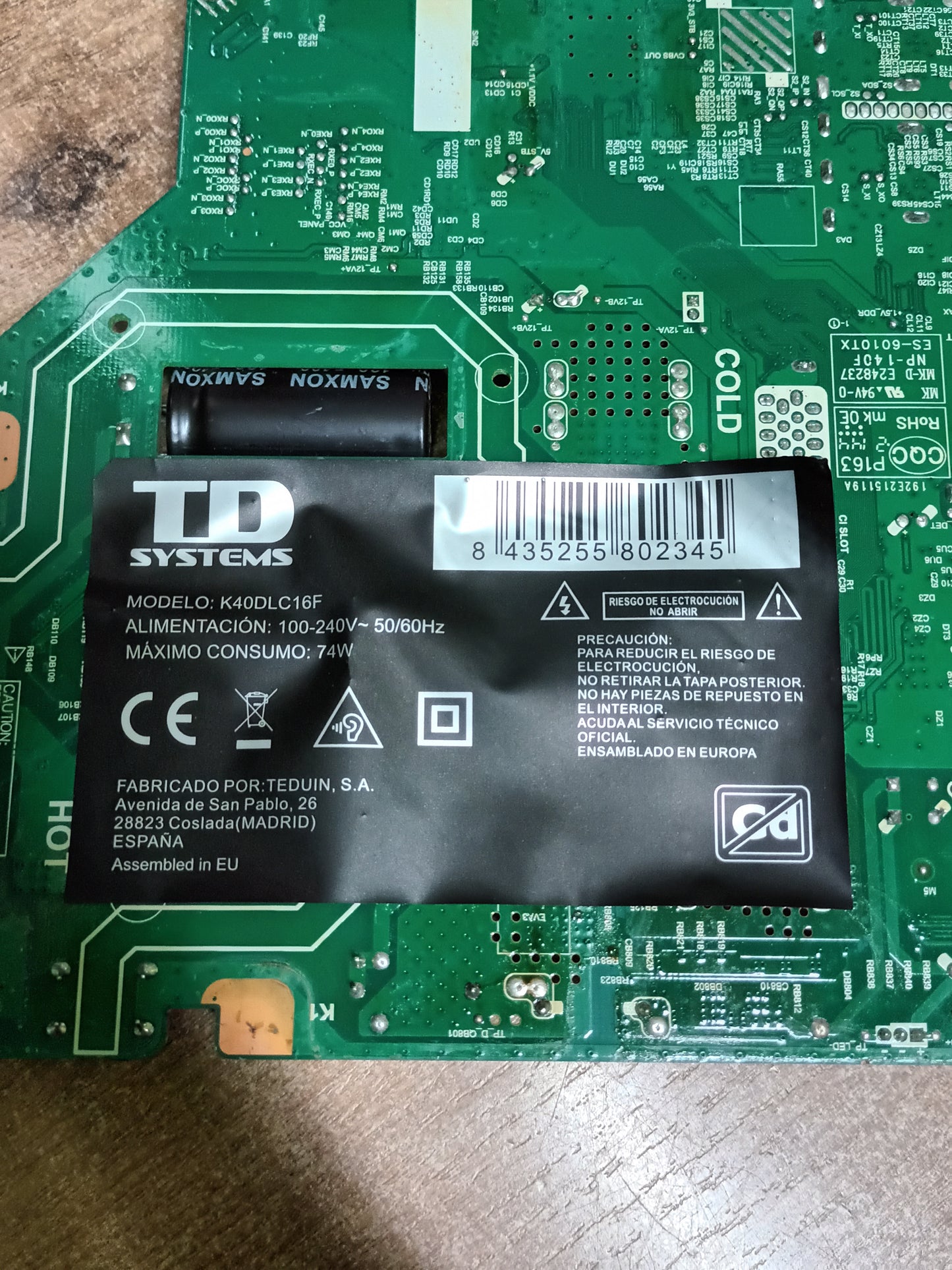 Soporte, pies de TD SYSTEMS K40DLC16F