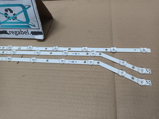 KIT 3 tiras de retroiluminación de SAMSUNG UE40H5203AW,