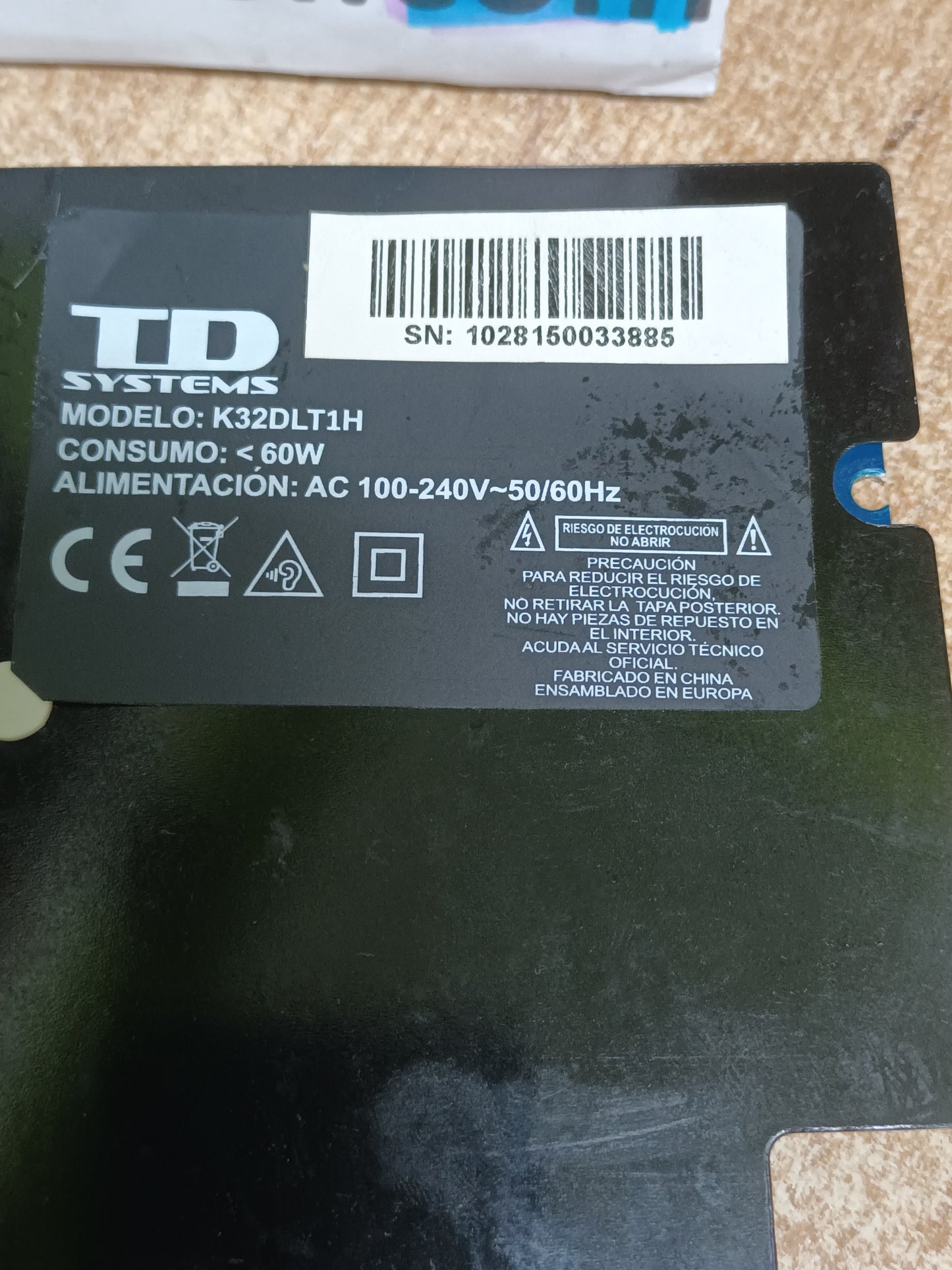 CV9203H-A42 de TD SYSTEMS K32DLT1H