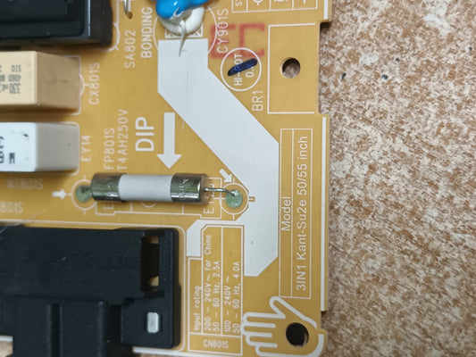 fuente de alimentacion, de SASMUNG TU55CU7105K