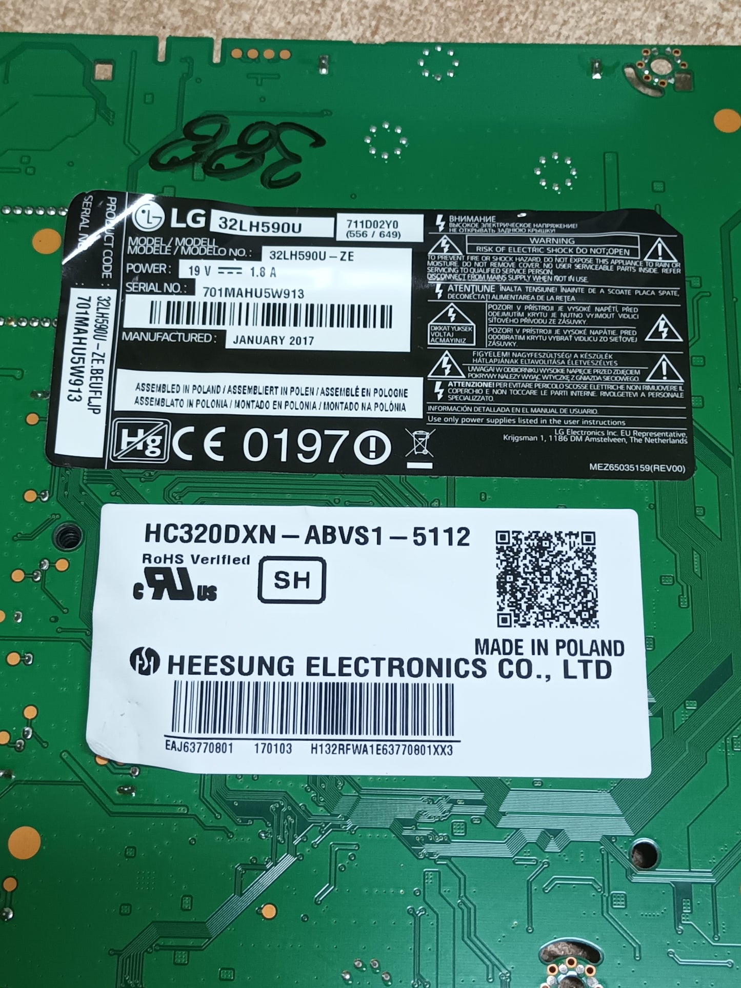 EAX66853404(1.1), EBT64304705, de LG32LH590U