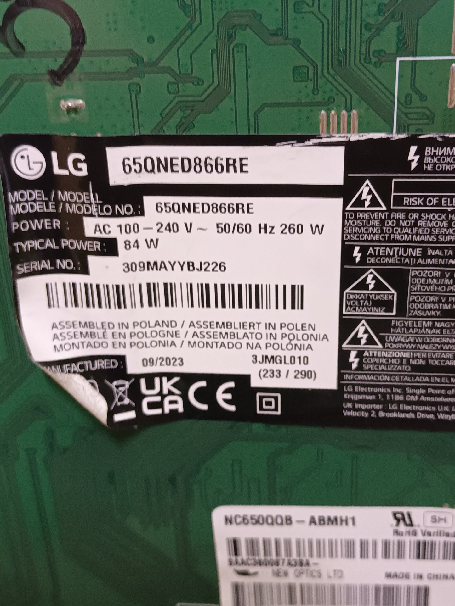EAY65904122, de LG65QNED866RE,