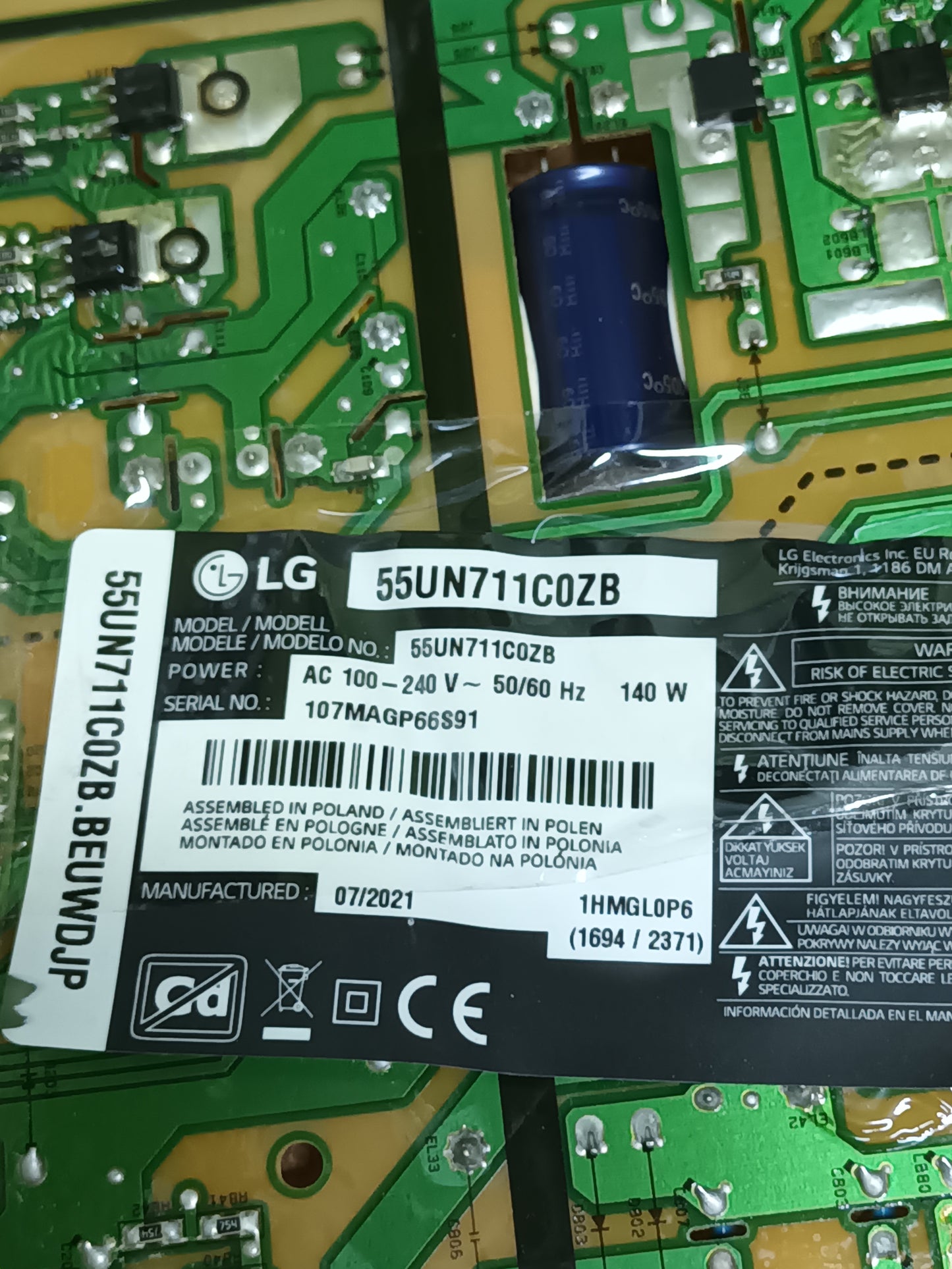 EAX67865202(1.0), de LG55UN711C0ZB