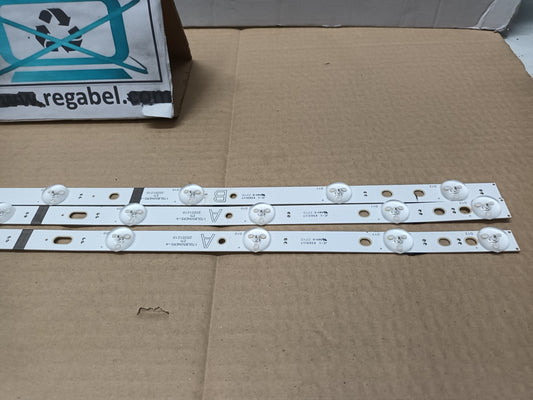 KIT 3 tiras de retroiluminación de TOSHIBA 50UA3D63DG