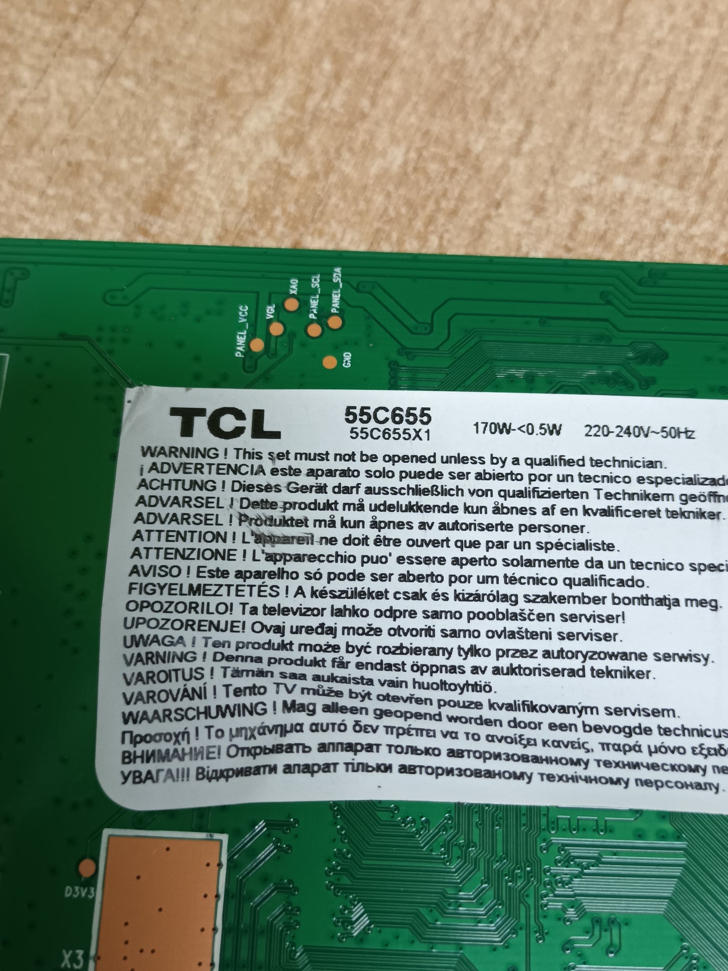 40R75PG1-MAD2HG, de TCL 55C655