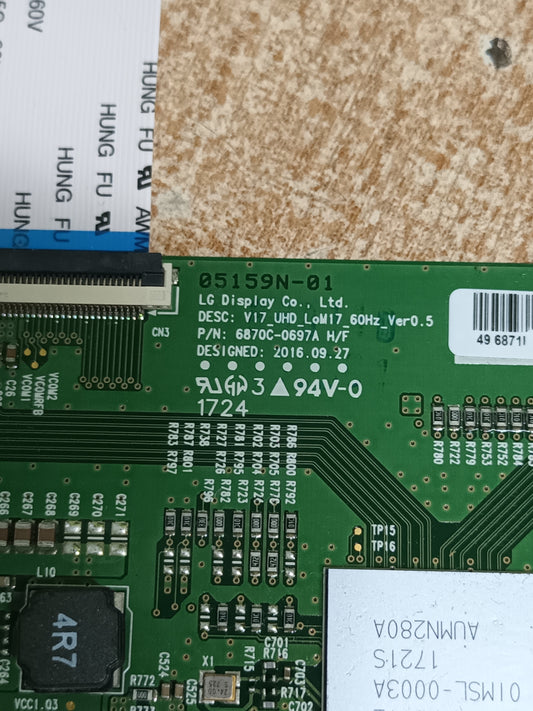 PLACA T-COM, 6870C-0697A, de PANASONIC TX-49EX613E