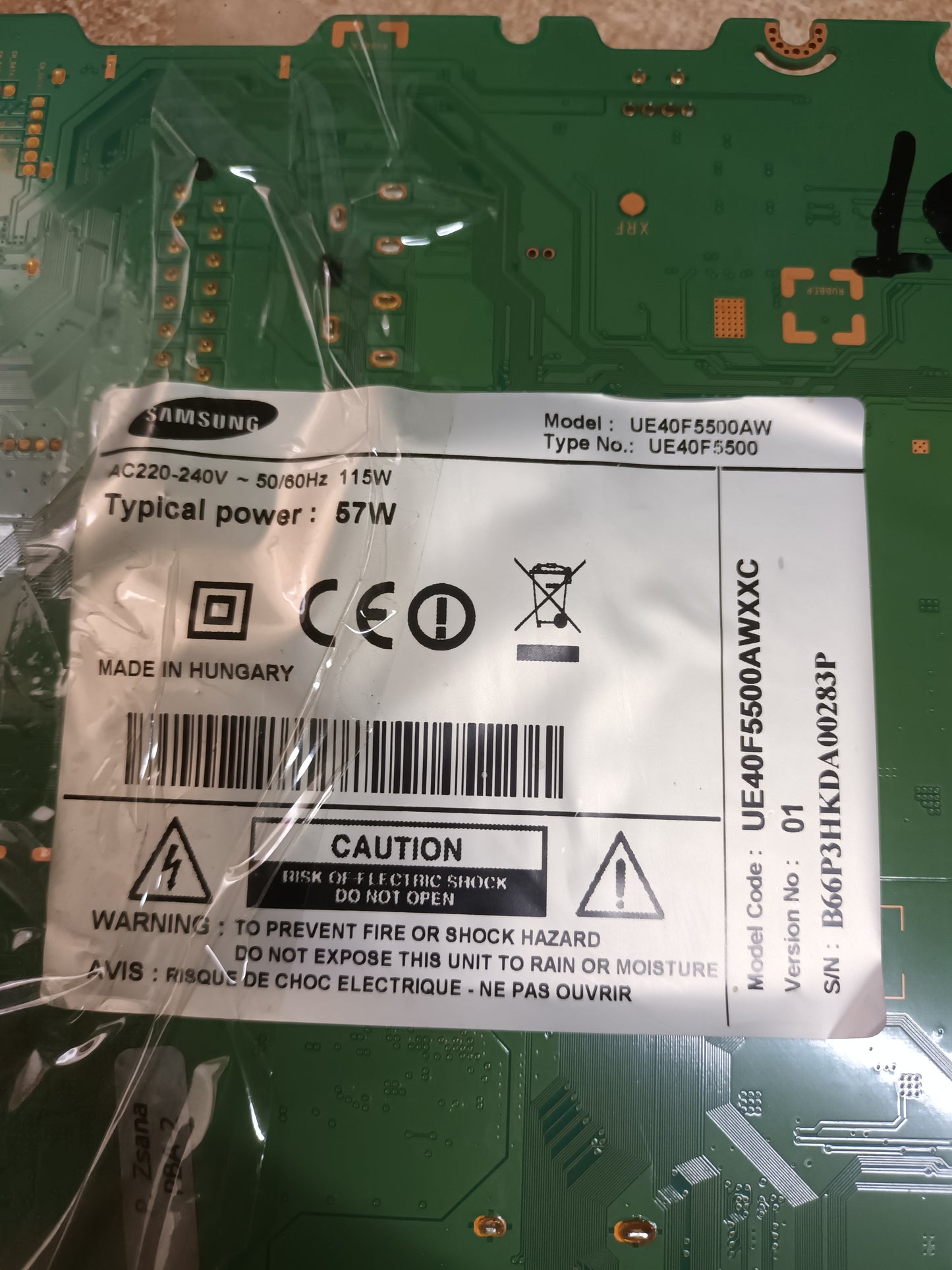 BN94-06563A, de Samsung UE40F5500AW