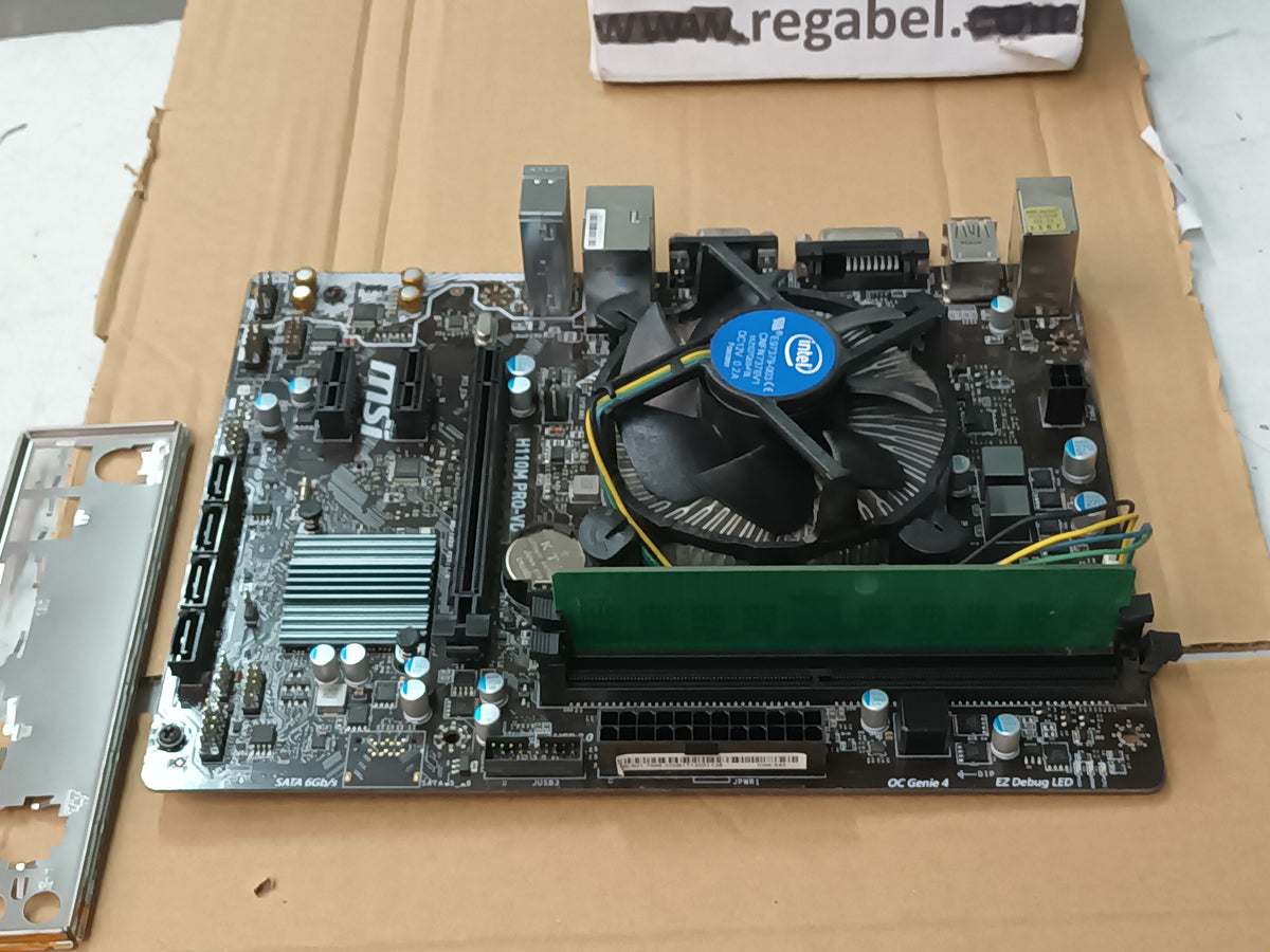 placa base MSI H110M PRO-VD+ PENTIUM. G4400+ 4 RAM