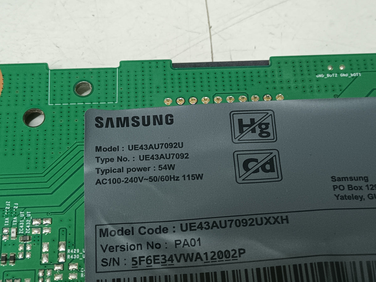 SAMSUNG UE43AU7092, KIT 3 TIRAS LED