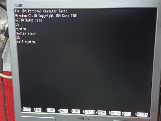 IBM 8555, ORDENADOR ANTIGUO PC   (Nº-45)