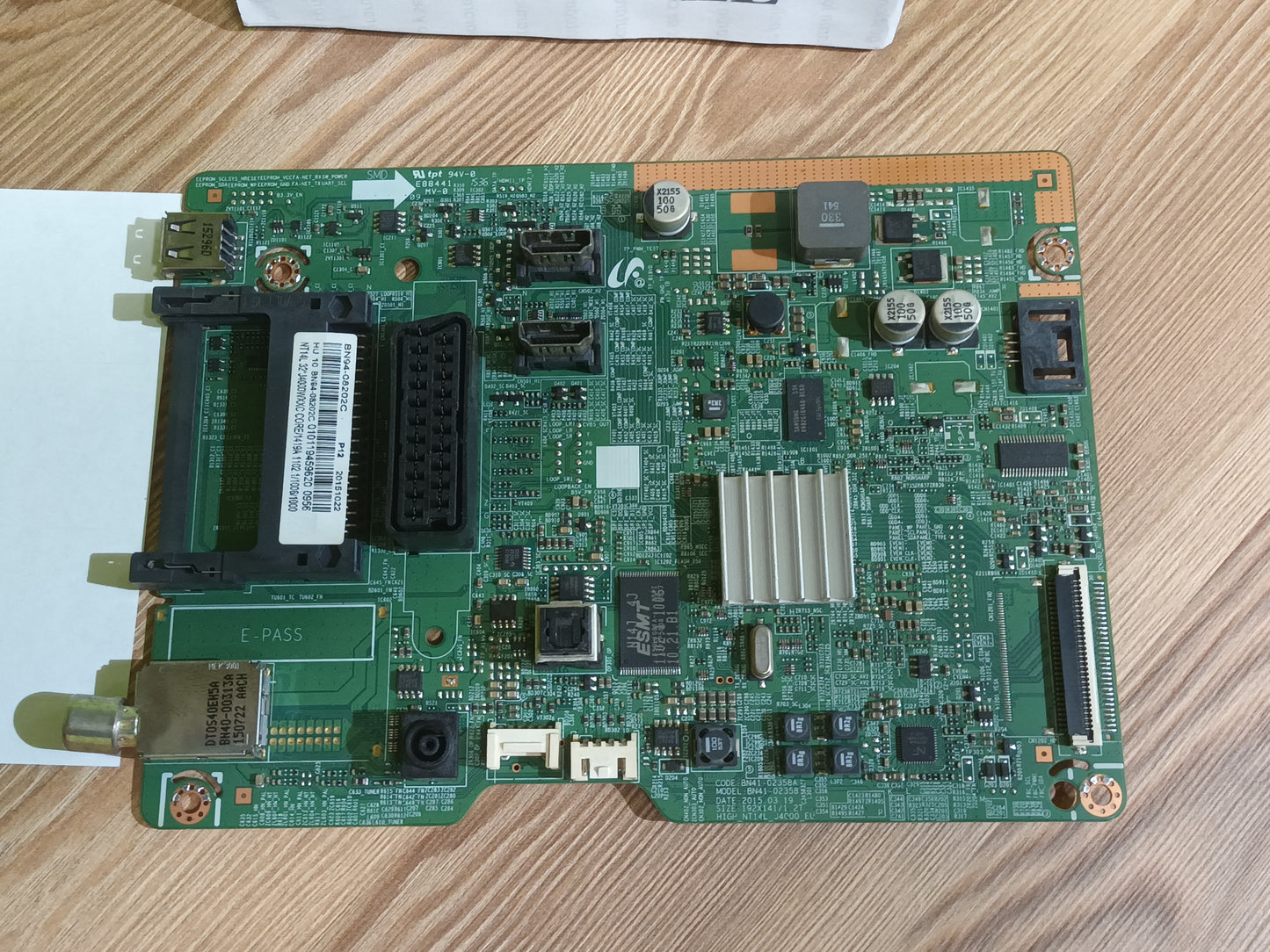 PLACA MAIN, BN41-02358A, BN94-08202C, de tv Samsung UE32J4000AW