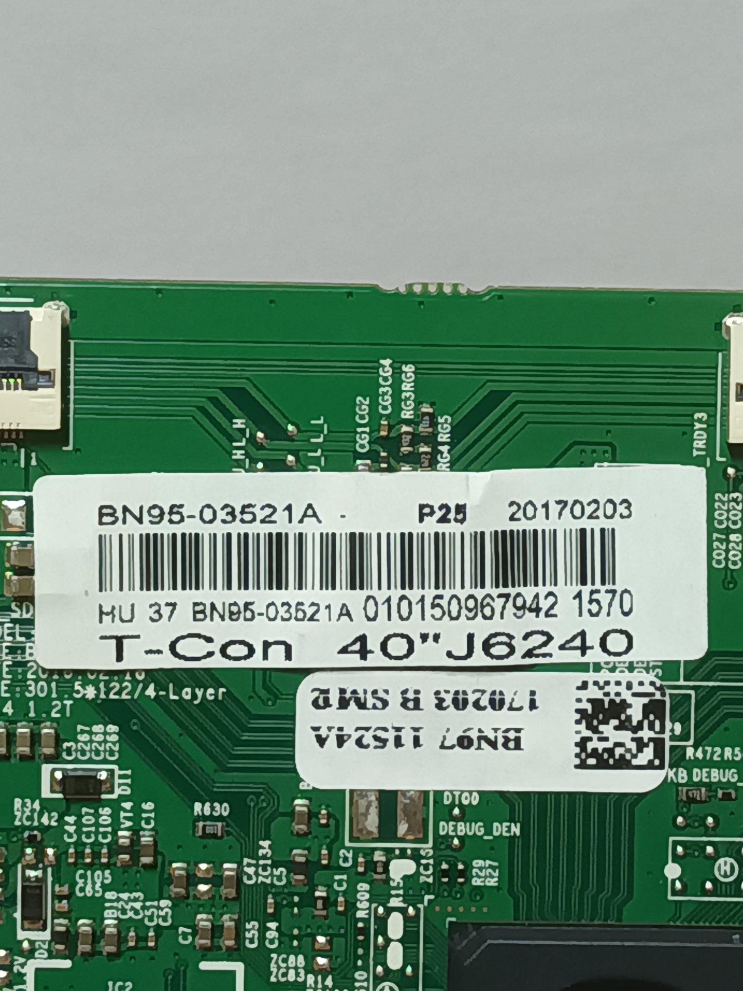 PLACA t-com, BN95-03521 A , desmontada de TV Samsung UE40J6240AK