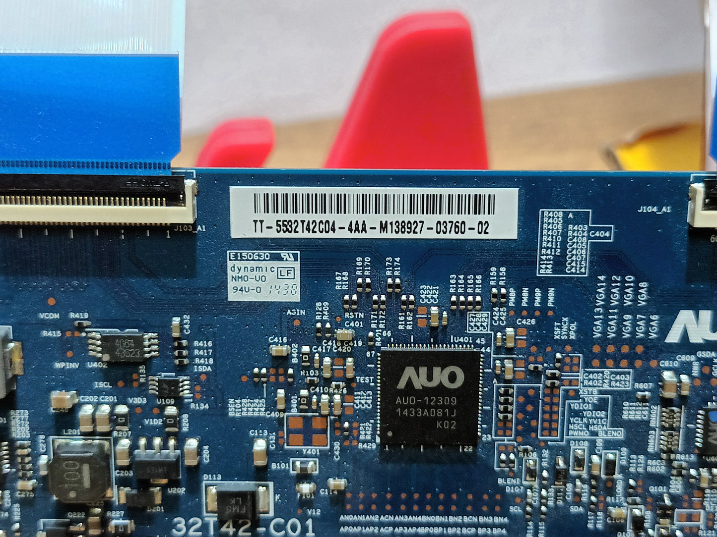 PLACA T-COM, T320HVNO5.2, desmontada de TV LG32JB585V, &nbsp;
