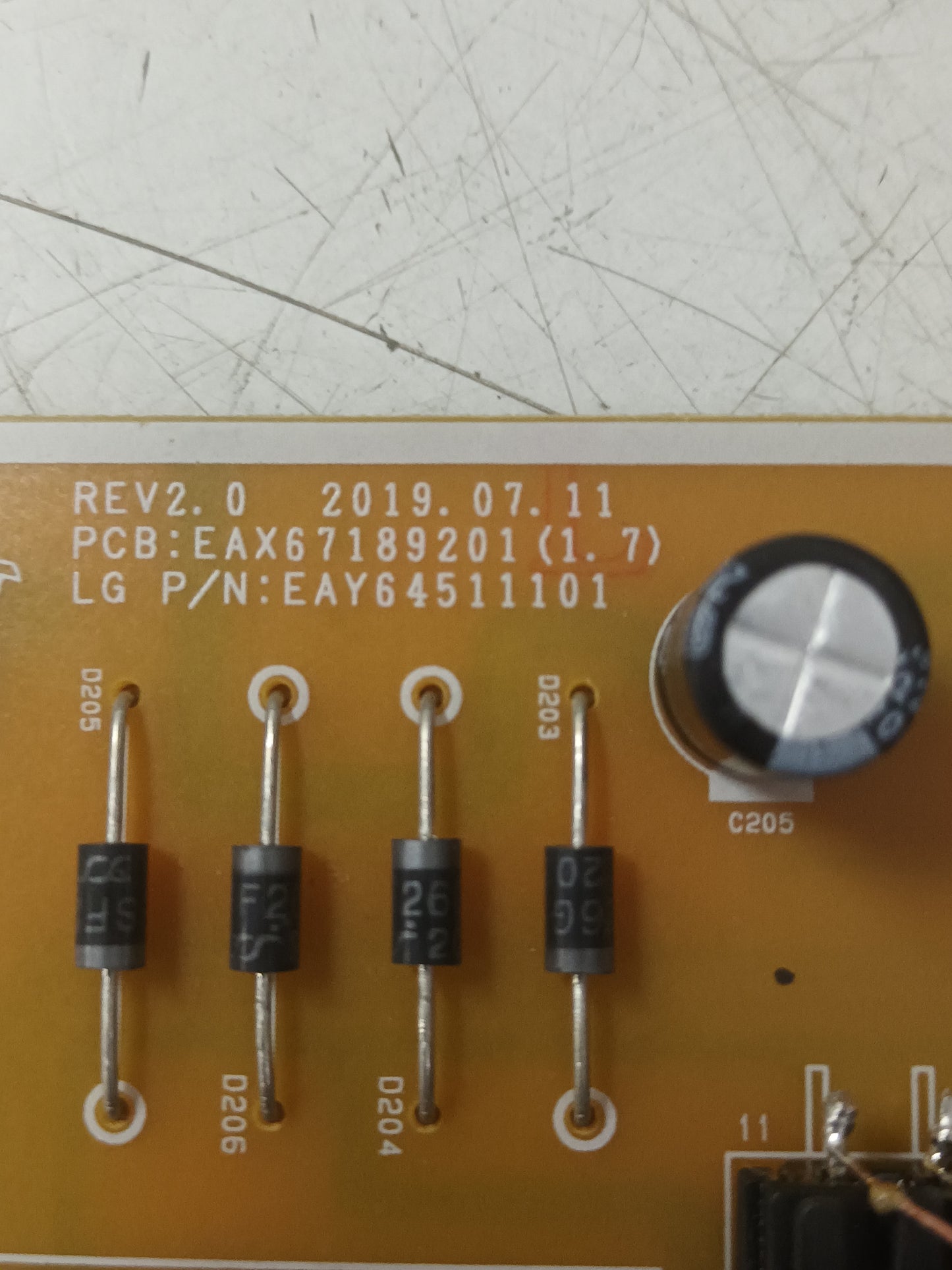 EAX67189201(1.7) de tv LG49UN71006LB