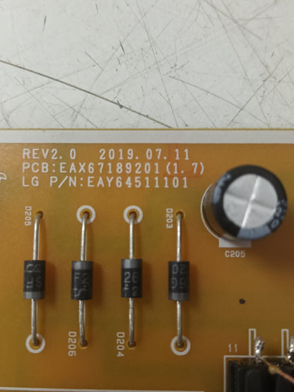 EAX67189201(1.7) de tv LG49UN71006LB