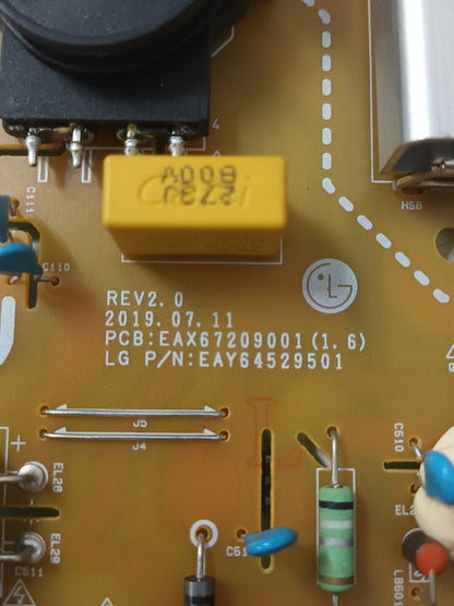 EAX6729001(1.6) de tv LG43UN71006LB,