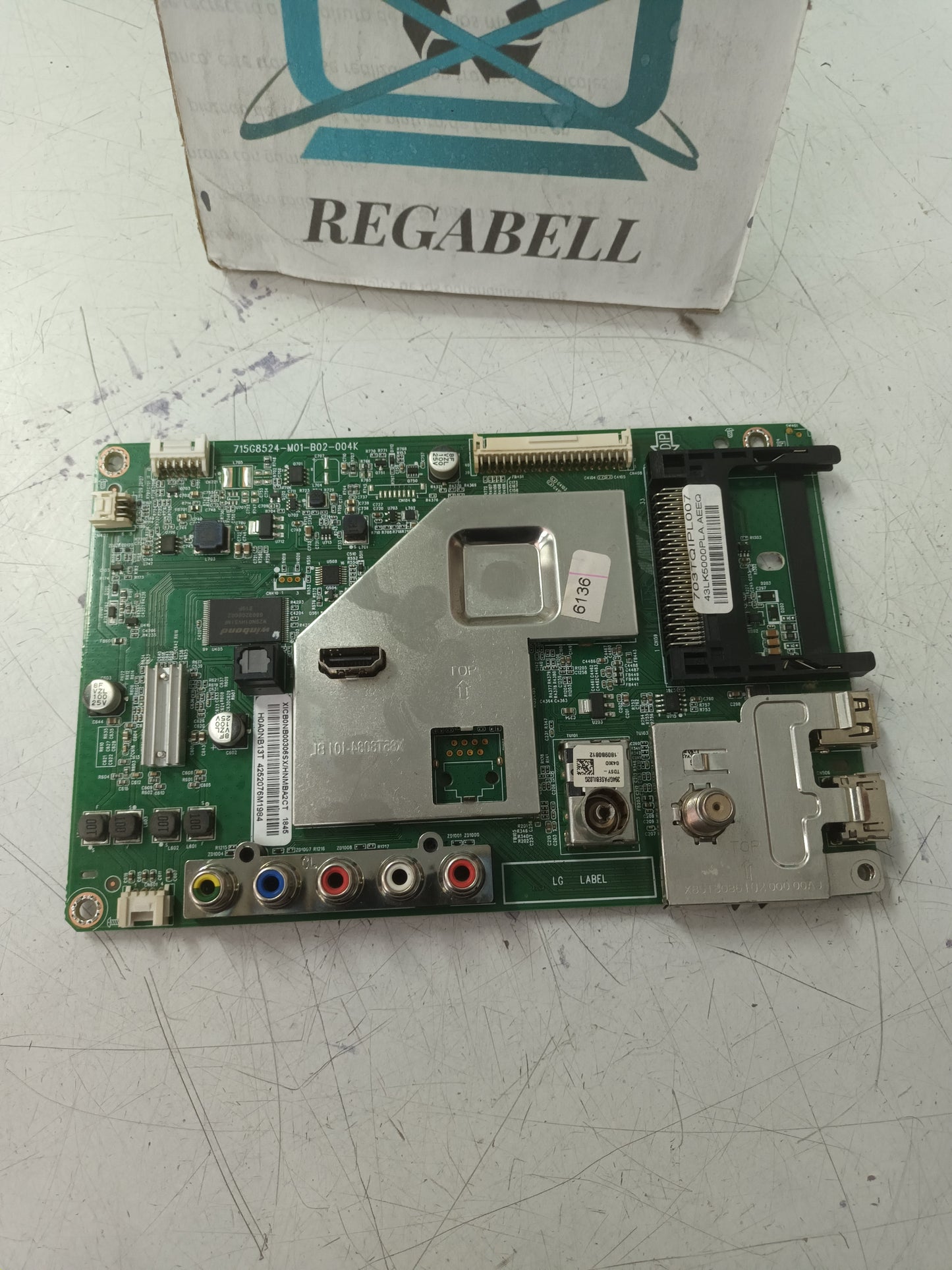 PLACA MAIN 715G8524-M01-B02-004K, de tv LG43LK5000PLA