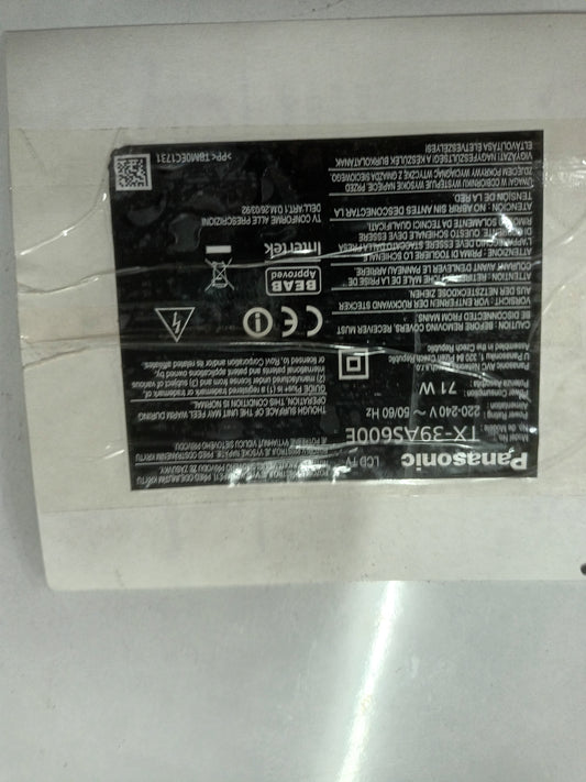 TNPA5978, de tv PANASONIC TX-39AS600E