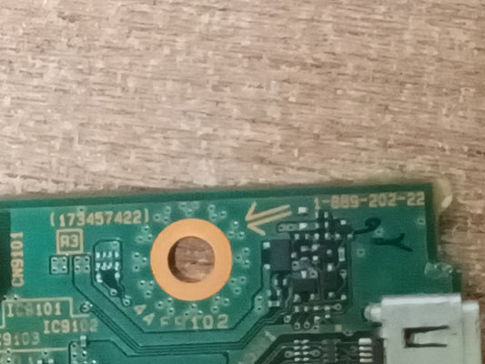 Placa MAIN, 1-889-202-22, de tv Sony KDL-48W605B,