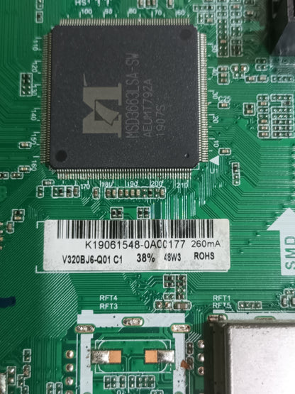 PLACA MAIN, TP.MS.3663S.PB81, de tv INVES LED329 BL T2